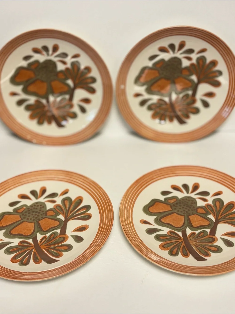 Vintage 1970s Royal China Ironstone Gypsy Floral Dish Set